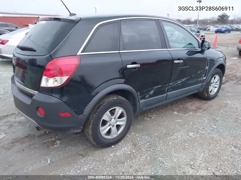 2008 Saturn Vue 4-Cyl Xe VIN: 3GSCL33P28S606911 Lot: 40895324