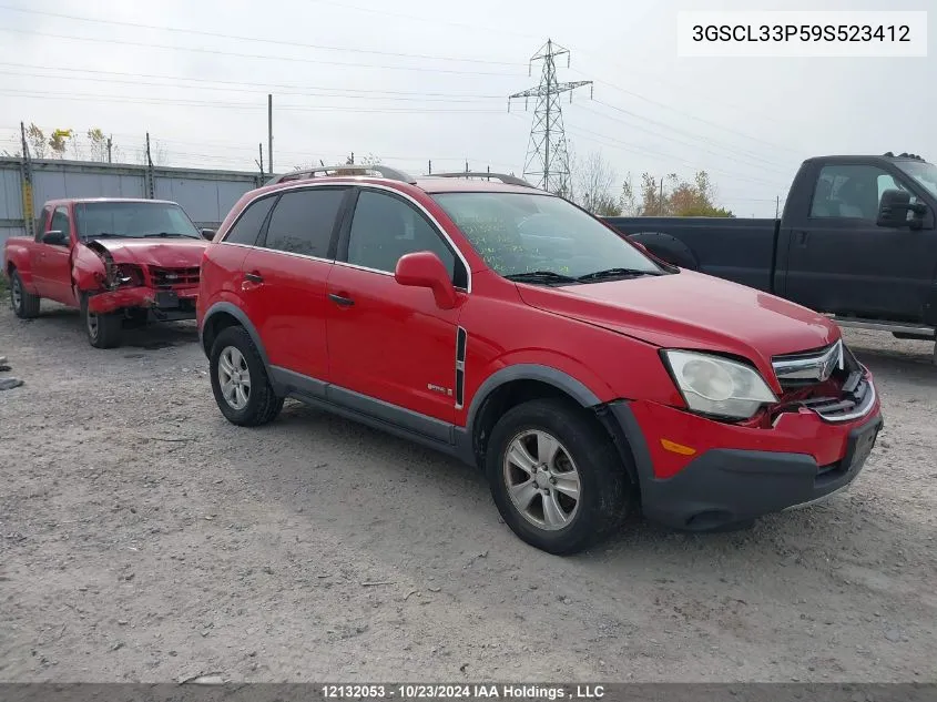 2009 Saturn Vue VIN: 3GSCL33P59S523412 Lot: 12132053