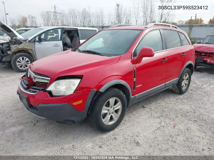 2009 Saturn Vue VIN: 3GSCL33P59S523412 Lot: 12132053