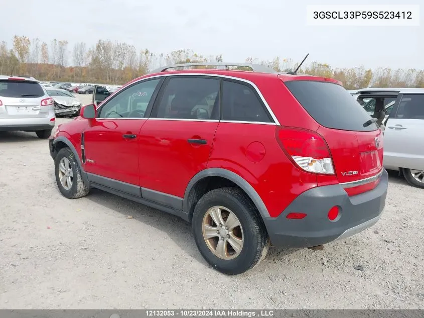 2009 Saturn Vue VIN: 3GSCL33P59S523412 Lot: 12132053