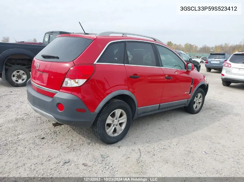 2009 Saturn Vue VIN: 3GSCL33P59S523412 Lot: 12132053