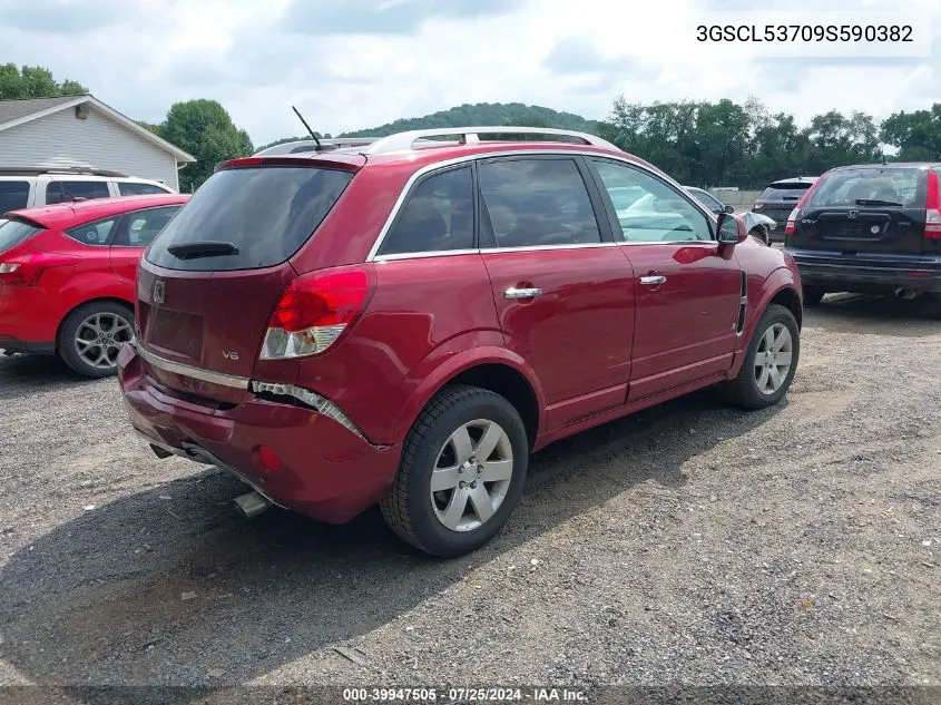 2009 Saturn Vue V6 Xr VIN: 3GSCL53709S590382 Lot: 39947505