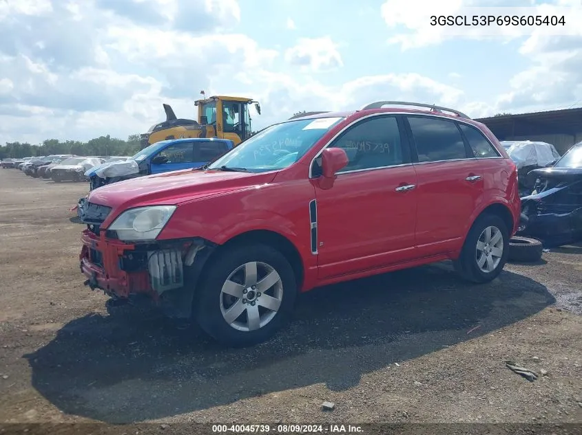 2009 Saturn Vue Xr4 VIN: 3GSCL53P69S605404 Lot: 40045739