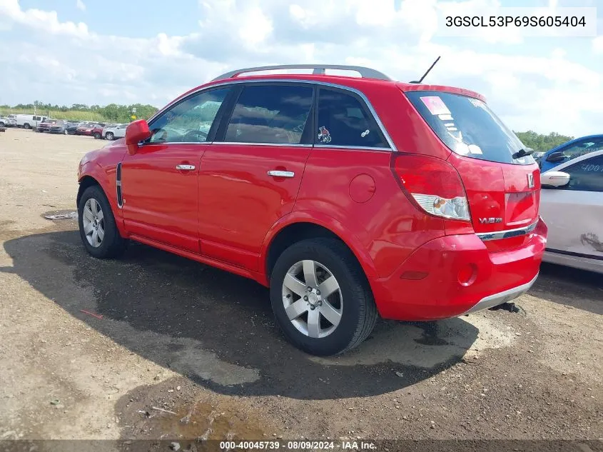 2009 Saturn Vue Xr4 VIN: 3GSCL53P69S605404 Lot: 40045739