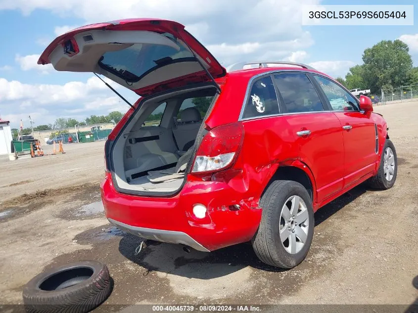 2009 Saturn Vue Xr4 VIN: 3GSCL53P69S605404 Lot: 40045739