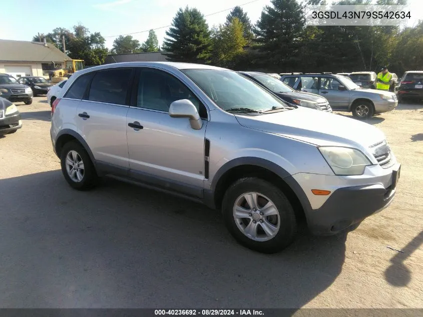 2009 Saturn Vue V6 Xe VIN: 3GSDL43N79S542634 Lot: 40236692