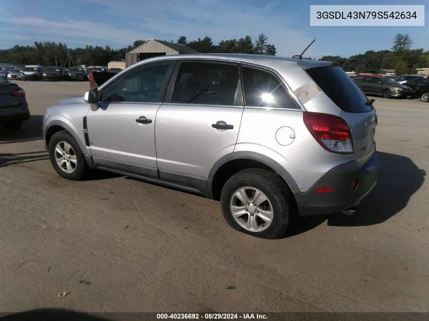 2009 Saturn Vue V6 Xe VIN: 3GSDL43N79S542634 Lot: 40236692