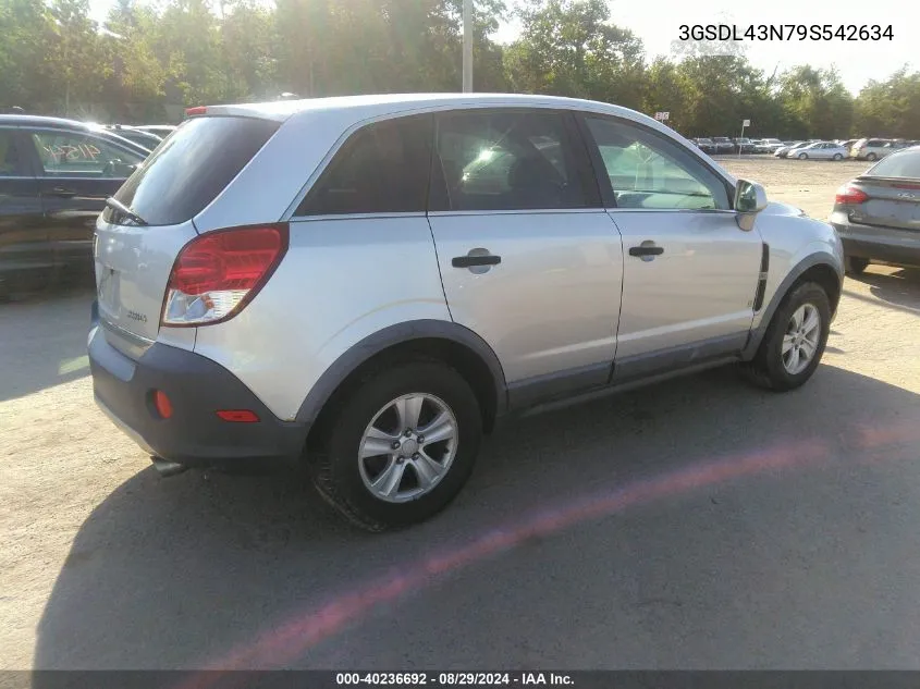 2009 Saturn Vue V6 Xe VIN: 3GSDL43N79S542634 Lot: 40236692