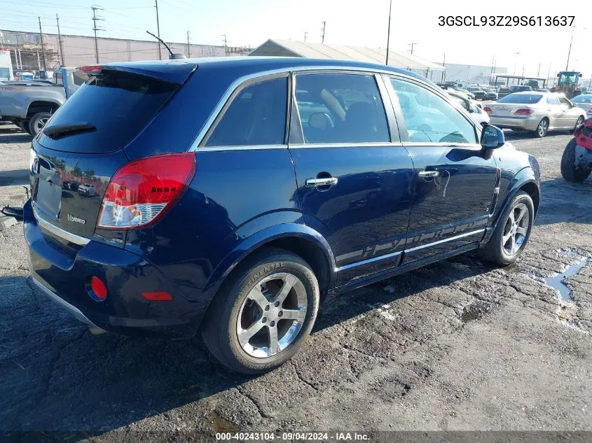 2009 Saturn Vue Hybrid 4-Cyl Base VIN: 3GSCL93Z29S613637 Lot: 40243104