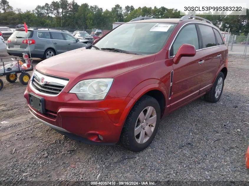 2009 Saturn Vue Xr4 VIN: 3GSCL53P99S583222 Lot: 40357410