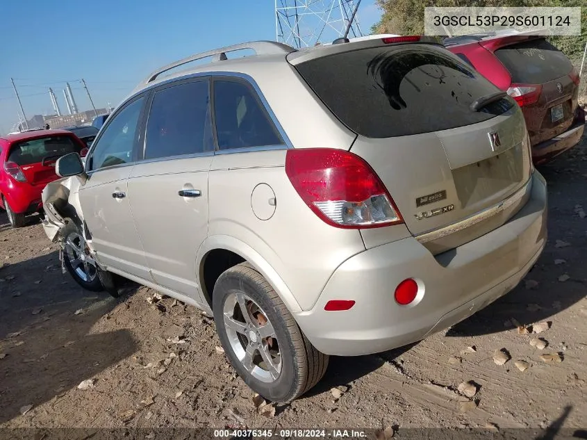 2009 Saturn Vue Xr VIN: 3GSCL53P29S601124 Lot: 40376345