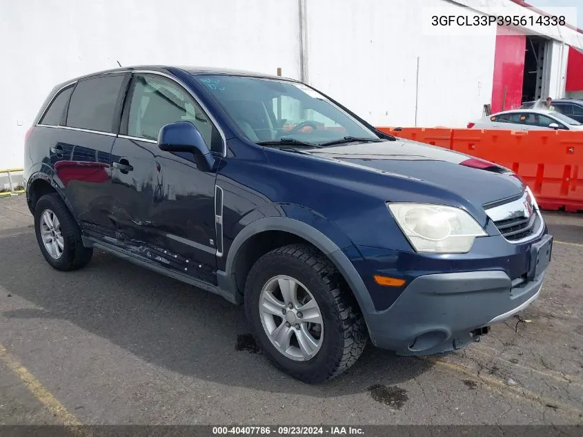 2009 Saturn Vue 4-Cyl Xe VIN: 3GFCL33P395614338 Lot: 40407786