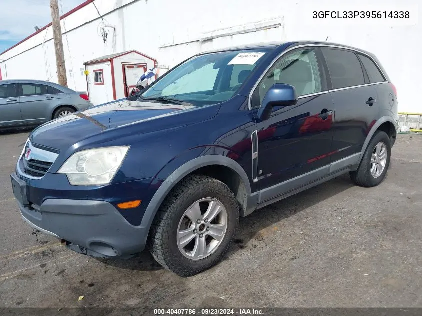 2009 Saturn Vue 4-Cyl Xe VIN: 3GFCL33P395614338 Lot: 40407786