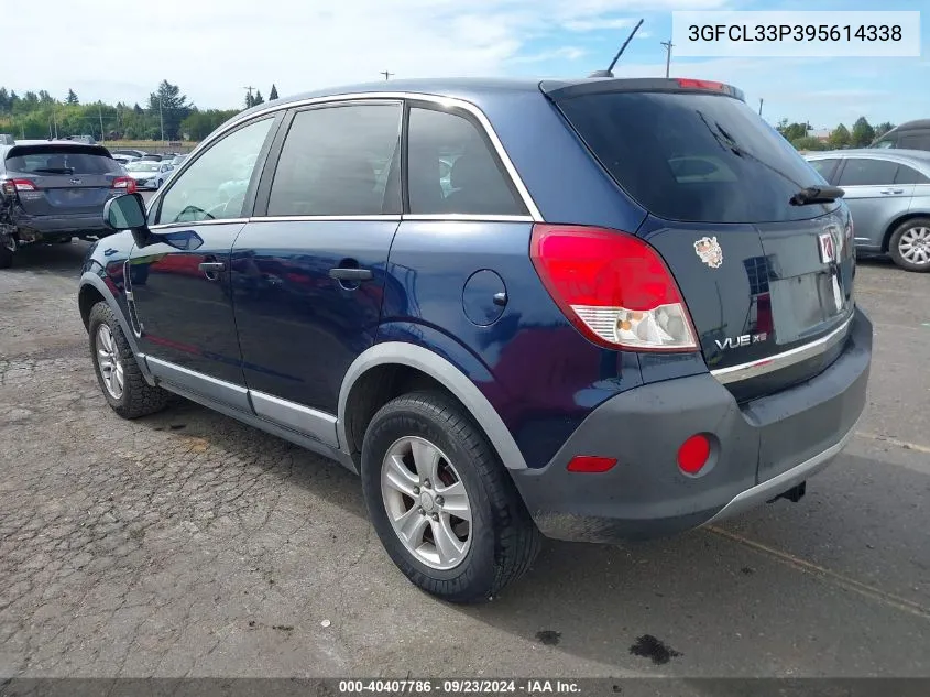 2009 Saturn Vue 4-Cyl Xe VIN: 3GFCL33P395614338 Lot: 40407786