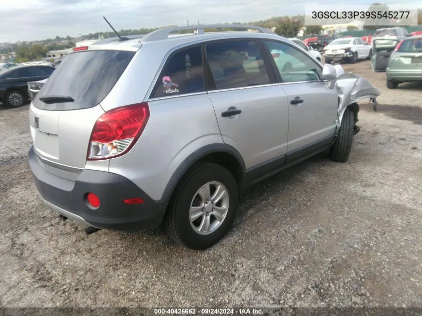 2009 Saturn Vue 4-Cyl Xe VIN: 3GSCL33P39S545277 Lot: 40426662