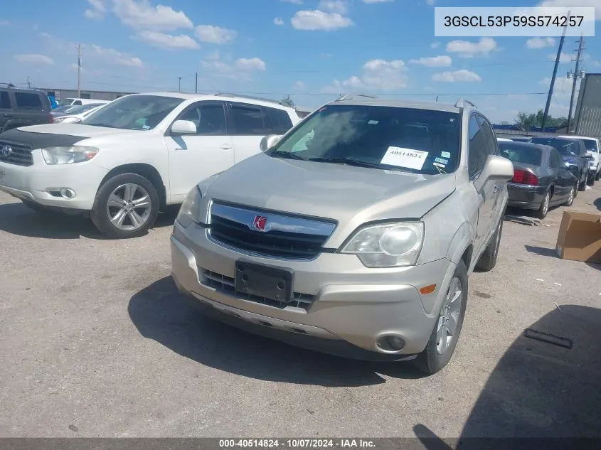 2009 Saturn Vue Xr VIN: 3GSCL53P59S574257 Lot: 40514824