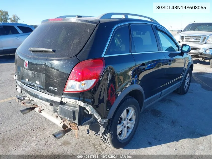 2009 Saturn Vue V6 Xe VIN: 3GSDL43N19S603055 Lot: 40517593