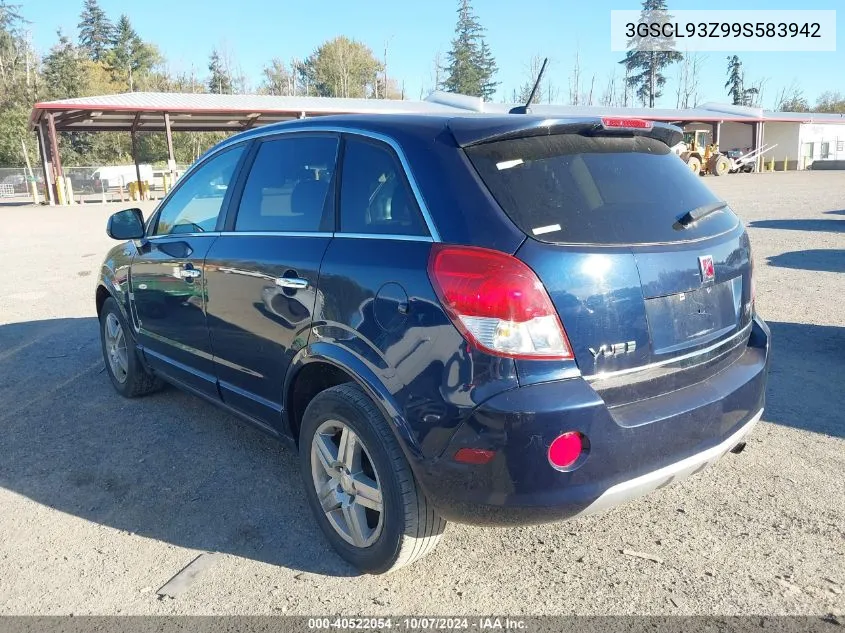 2009 Saturn Vue Hybrid 4-Cyl Base VIN: 3GSCL93Z99S583942 Lot: 40522054