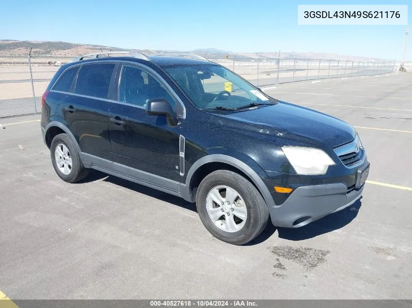 2009 Saturn Vue V6 Xe VIN: 3GSDL43N49S621176 Lot: 40527618