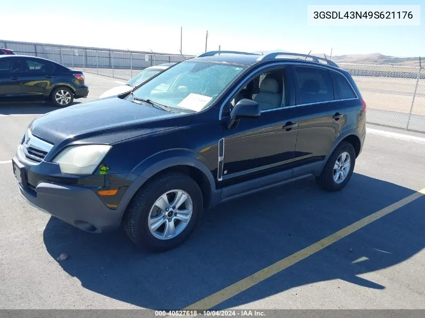 2009 Saturn Vue V6 Xe VIN: 3GSDL43N49S621176 Lot: 40527618