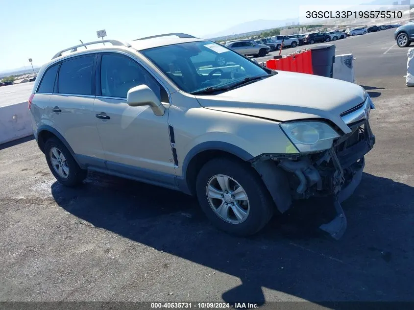 2009 Saturn Vue 4-Cyl Xe VIN: 3GSCL33P19S575510 Lot: 40535731