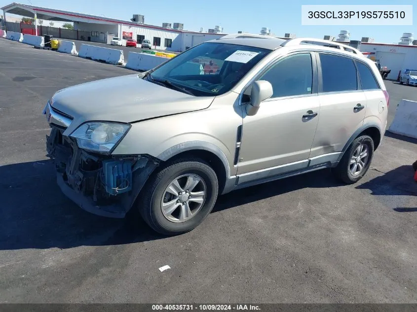 2009 Saturn Vue 4-Cyl Xe VIN: 3GSCL33P19S575510 Lot: 40535731