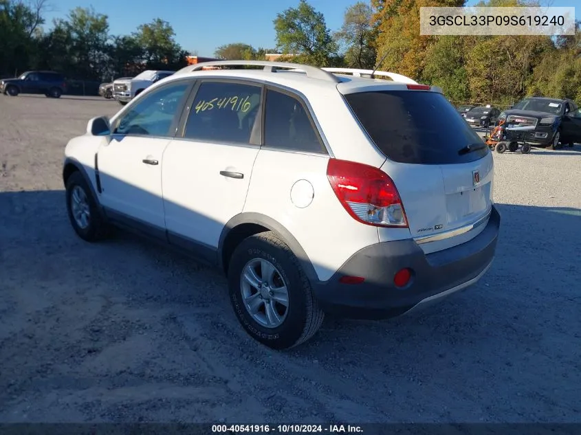 2009 Saturn Vue 4-Cyl Xe VIN: 3GSCL33P09S619240 Lot: 40541916