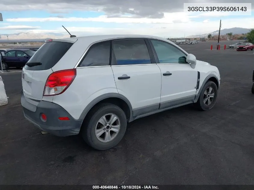 2009 Saturn Vue 4-Cyl Xe VIN: 3GSCL33P39S606143 Lot: 40648846