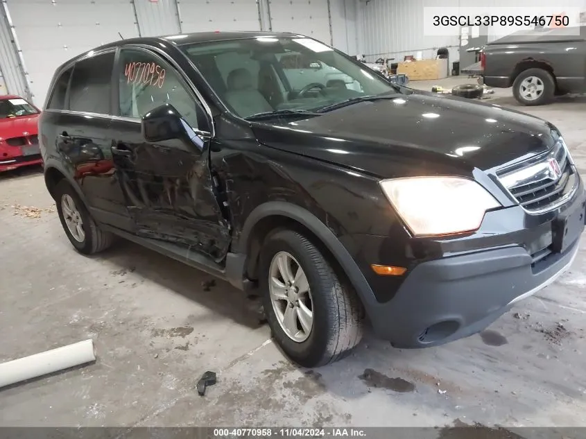 2009 Saturn Vue 4-Cyl Xe VIN: 3GSCL33P89S546750 Lot: 40770958