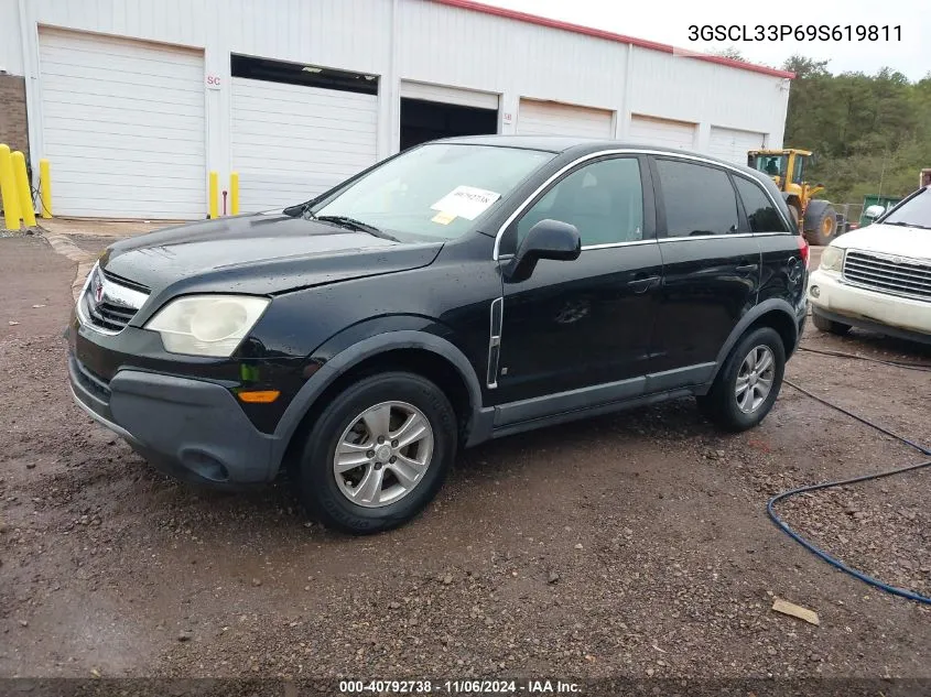 2009 Saturn Vue 4-Cyl Xe VIN: 3GSCL33P69S619811 Lot: 40792738