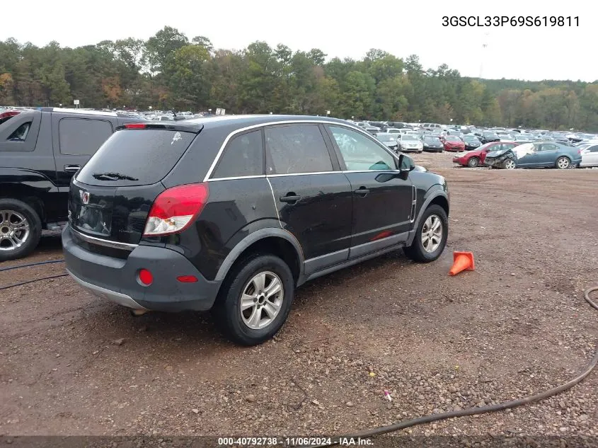 2009 Saturn Vue 4-Cyl Xe VIN: 3GSCL33P69S619811 Lot: 40792738