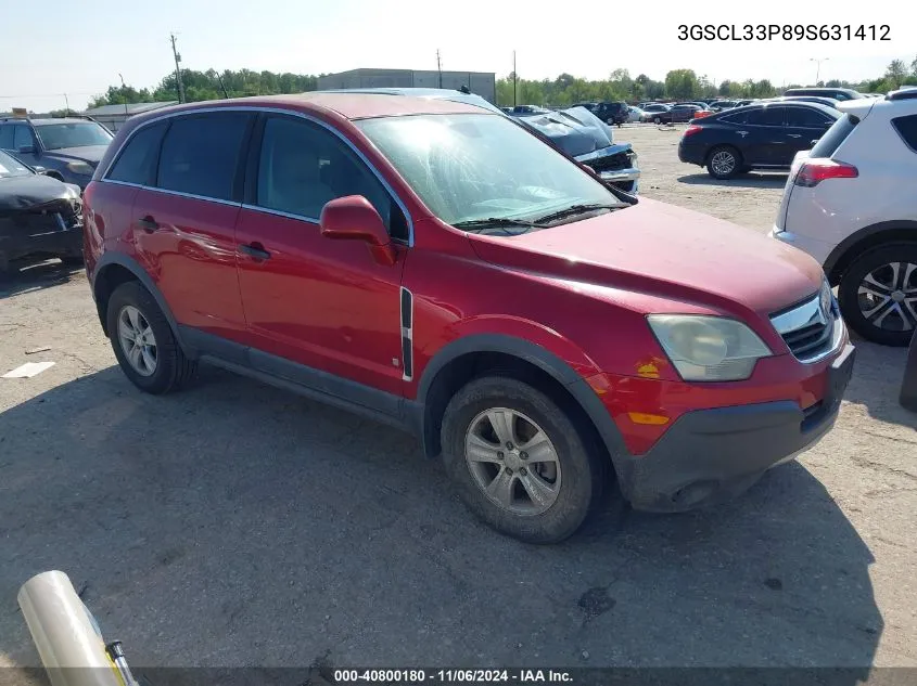 2009 Saturn Vue 4-Cyl Xe VIN: 3GSCL33P89S631412 Lot: 40800180