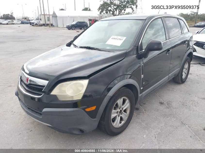 2009 Saturn Vue 4-Cyl Xe VIN: 3GSCL33PX9S509375 Lot: 40804585