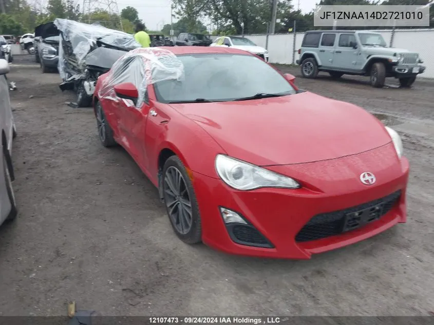 2013 Toyota Scion Fr-S VIN: JF1ZNAA14D2721010 Lot: 12107473