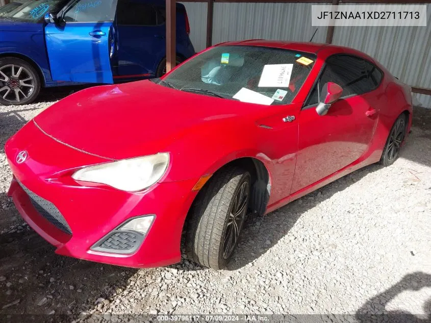 2013 Scion Fr-S VIN: JF1ZNAA1XD2711713 Lot: 39796117