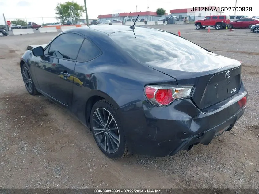 2013 Scion Fr-S VIN: JF1ZNAA15D2700828 Lot: 39895091