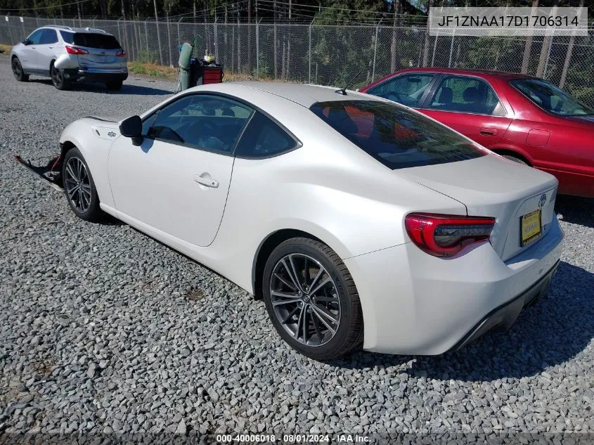 2013 Scion Fr-S VIN: JF1ZNAA17D1706314 Lot: 40006018