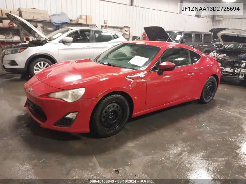 2013 Scion Fr-S VIN: JF1ZNAA13D2725694 Lot: 40108849