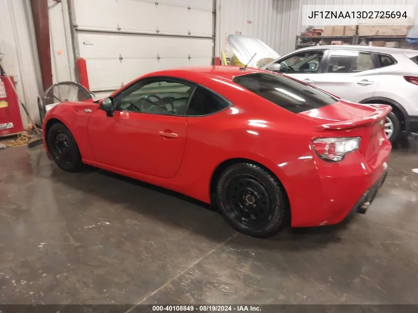 2013 Scion Fr-S VIN: JF1ZNAA13D2725694 Lot: 40108849