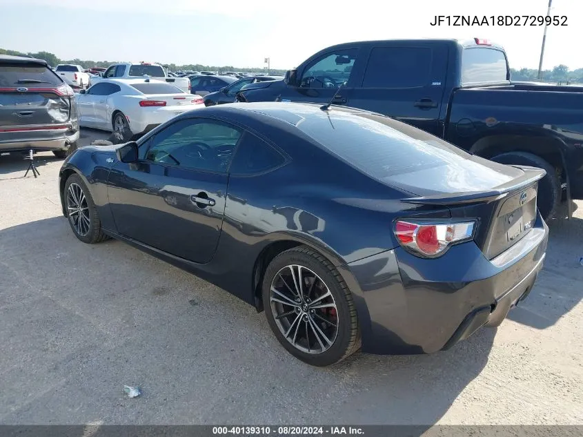 2013 Scion Fr-S VIN: JF1ZNAA18D2729952 Lot: 40139310