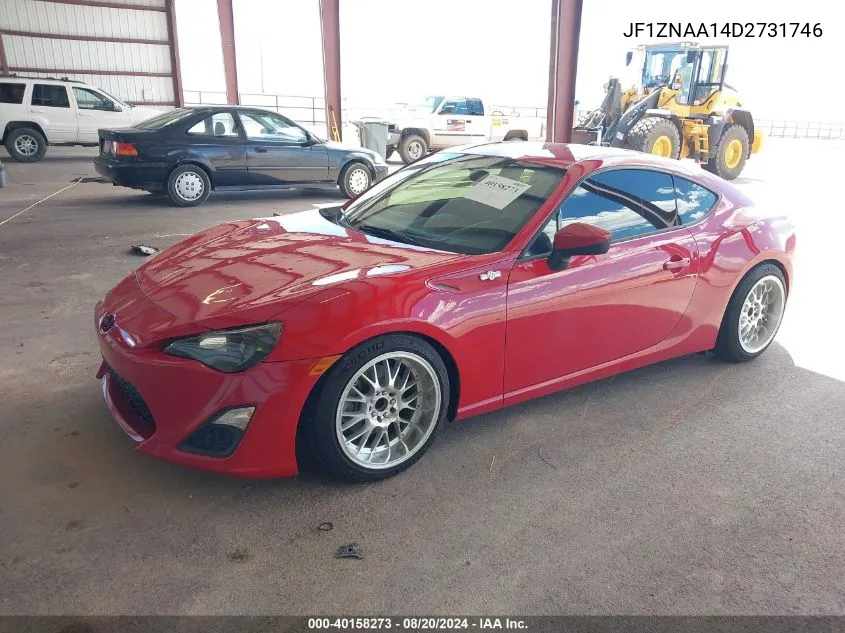 2013 Scion Fr-S 10 Series VIN: JF1ZNAA14D2731746 Lot: 40158273