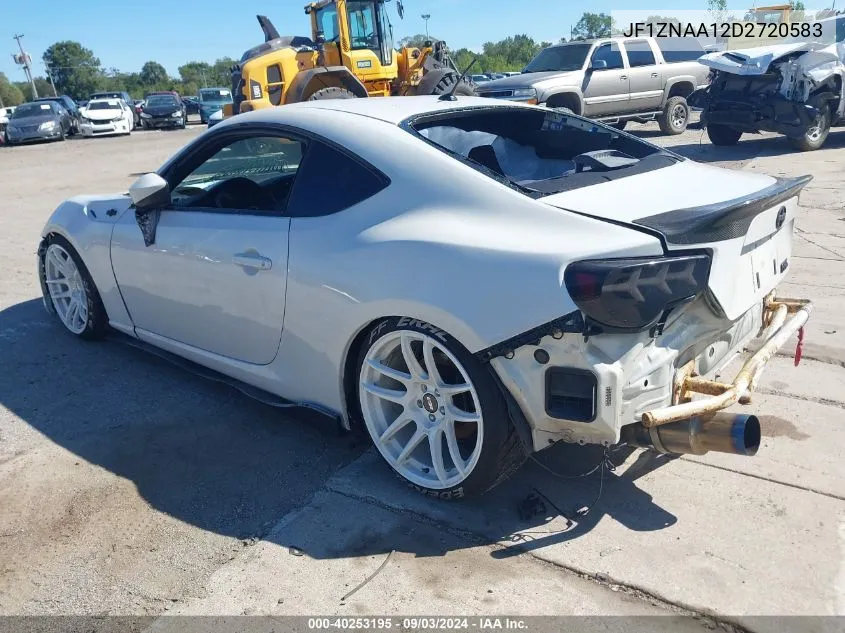 2013 Scion Fr-S VIN: JF1ZNAA12D2720583 Lot: 40253195