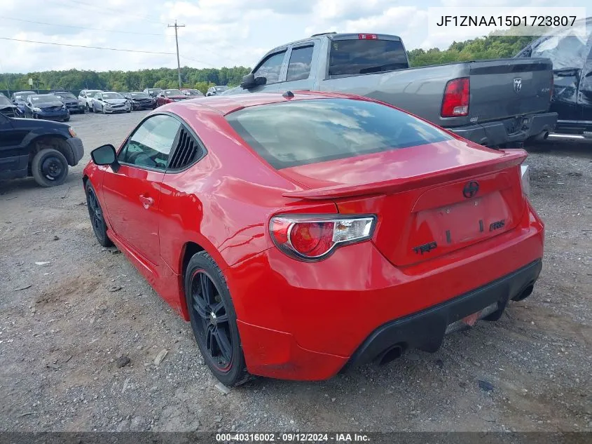 2013 Scion Fr-S VIN: JF1ZNAA15D1723807 Lot: 40316002