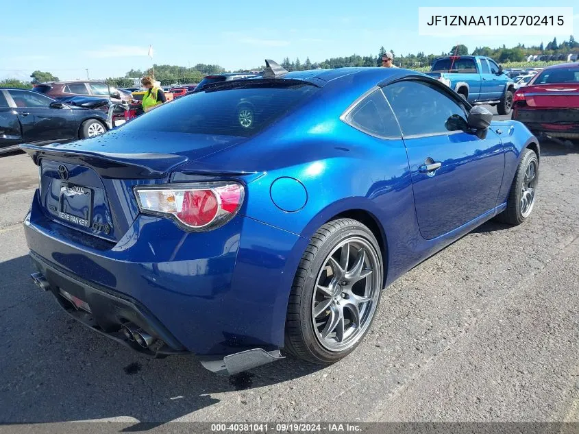 JF1ZNAA11D2702415 2013 Scion Fr-S