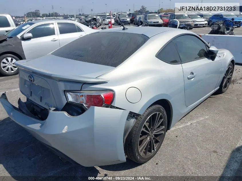 2013 Scion Fr-S 10 Series VIN: JF1ZNAA18D2731233 Lot: 40410748