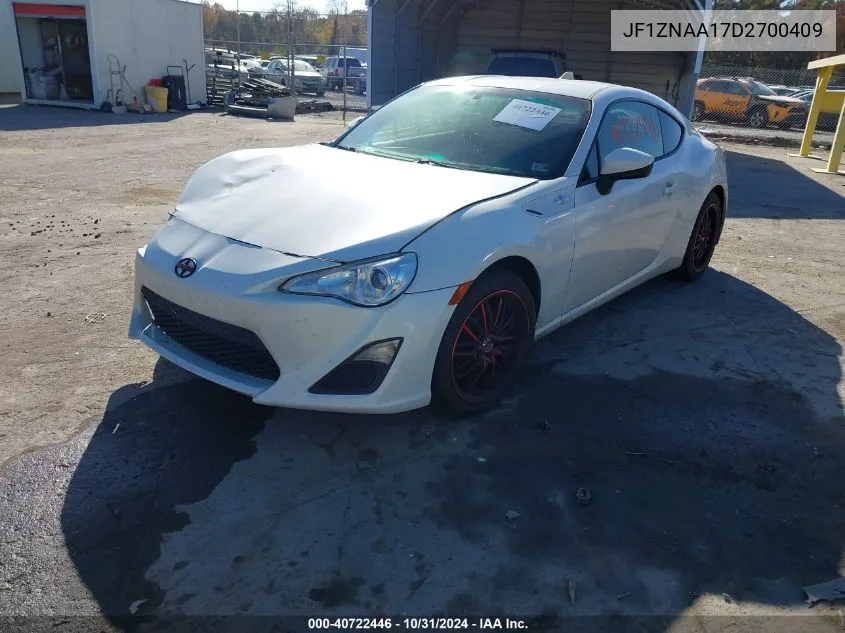 2013 Scion Fr-S VIN: JF1ZNAA17D2700409 Lot: 40722446