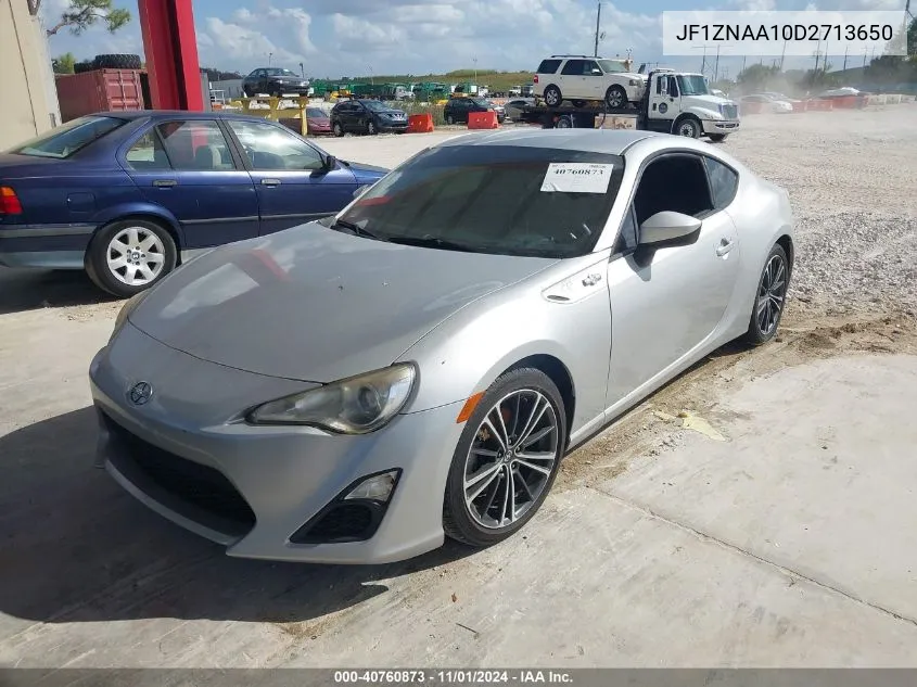 2013 Scion Fr-S VIN: JF1ZNAA10D2713650 Lot: 40760873