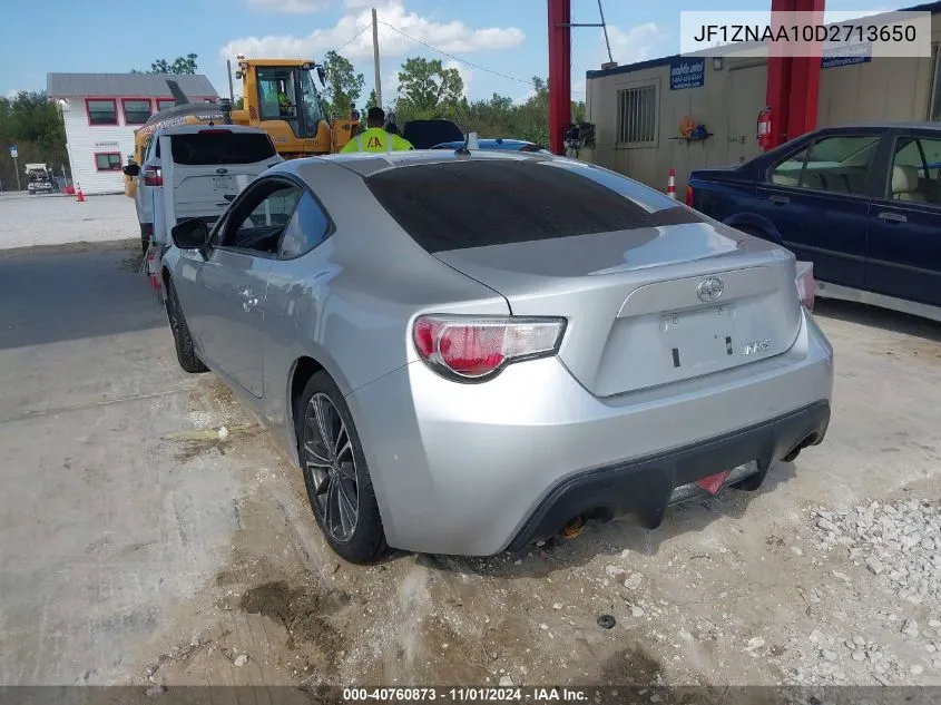 2013 Scion Fr-S VIN: JF1ZNAA10D2713650 Lot: 40760873