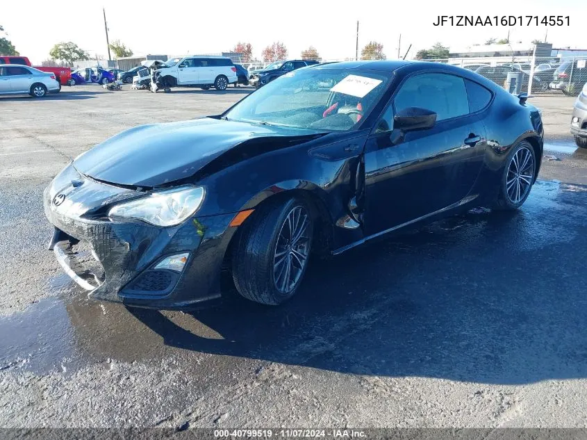 2013 Scion Fr-S VIN: JF1ZNAA16D1714551 Lot: 40799519