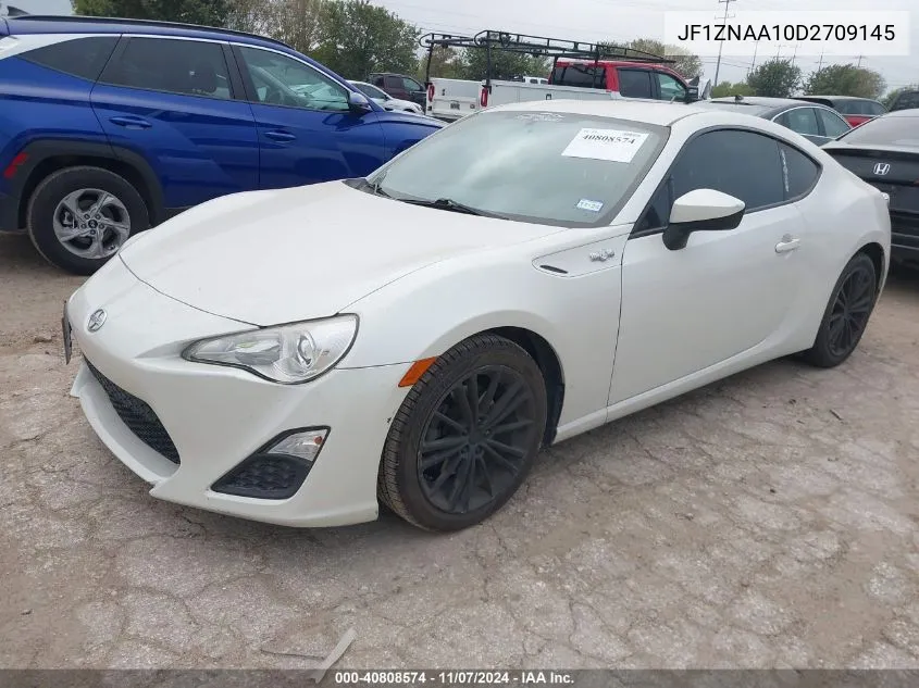 2013 Scion Fr-S VIN: JF1ZNAA10D2709145 Lot: 40808574